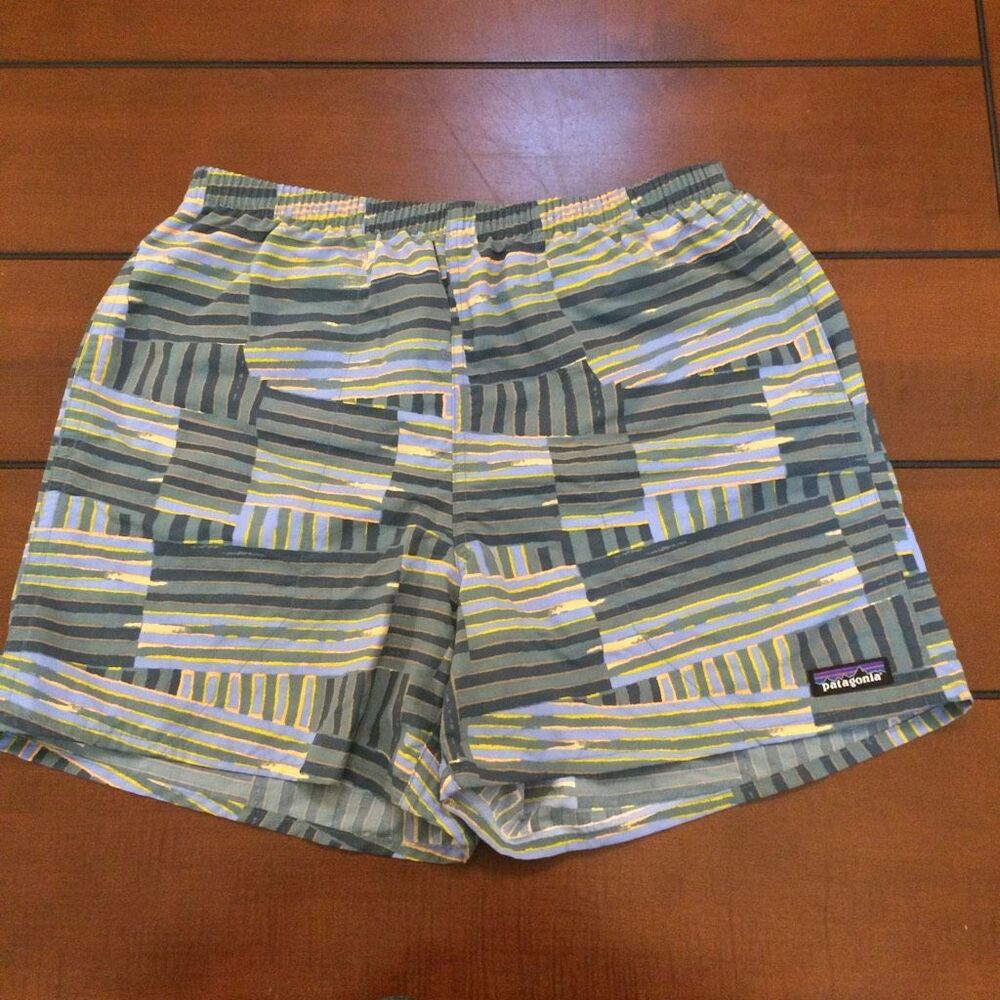 Patagonia 5” baggies quilty fitz wetland blue medium